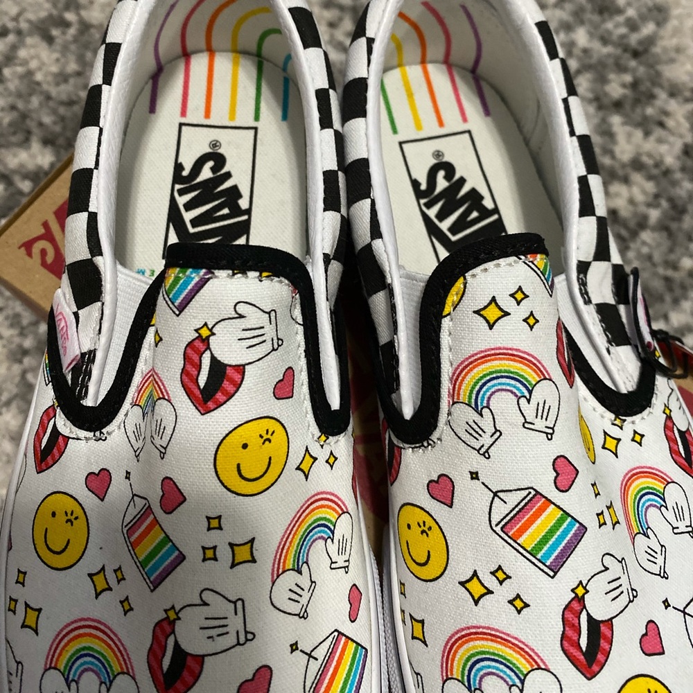 New Vans - Flour Shop slip-ons